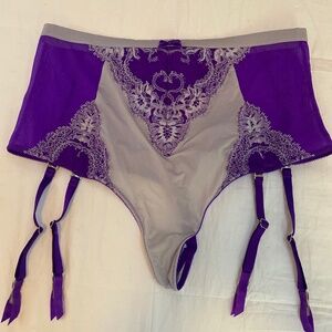 Victoria’s Secret high rise thong with garters
